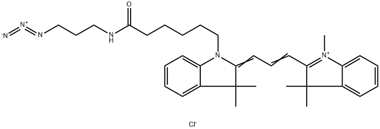 Cyanine3-叠氮 结构式