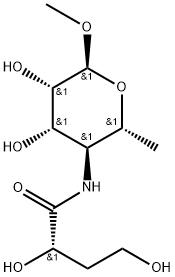 116786-66-4 methyl 4,6-dideoxy-4-(3-deoxyglycerotetronamido)mannopyranoside