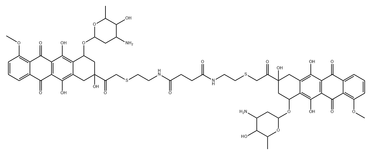 116978-91-7 bis(14-thiadaunomycin)