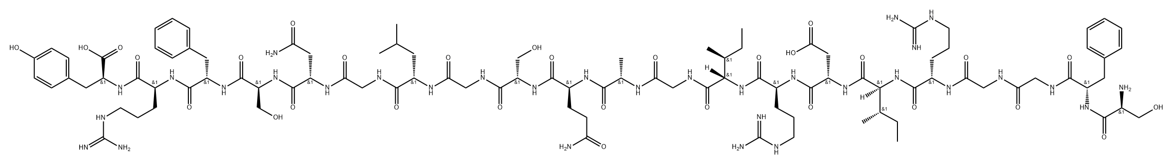 atriopeptin analog I,117038-68-3,结构式