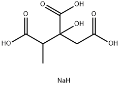 TRISODIUM 2-METHYLCITRATE, RACEMIC MIXTURE OF DIASTEREOMERS, 117041-96-0, 结构式