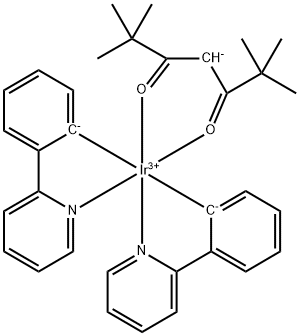 Ir(PPy)2(tmd) Structure