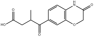 2H-1,4-Benzoxazine-7-butanoic acid, 3,4-dihydro-β-methyl-γ,3-dioxo- Structure