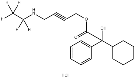 N-DESETHYL OXYBUTYNIN-D5 HCL, 1173018-49-9, 结构式