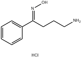 N-(4-amino-1-phenylbutylidene)hydroxylamine hydrochloride Struktur