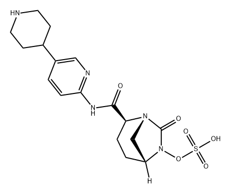 1174019-15-8 (2S,5R)-7-OXO-N-(5-PIPERIDIN-4-YLPYRIDIN-2-YL)-6-(SULFOOXY)-1,6-DIAZABICYCLO[3.2.1]OCTANE-2-CARBOXAM