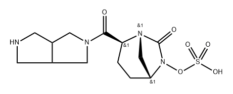 (1R,2S,5R)-2-[(HEXAHYDROPYRROLO[3,4-C]PYRROL2(1H)-YL)CARBONYL]-7-OXO-1,6-DIAZABICYCLO [3.2.1]OCT-6-Y,1174019-48-7,结构式