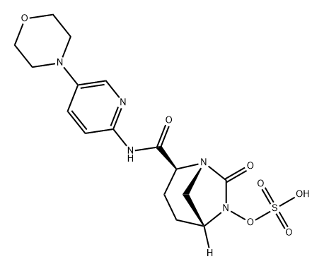 1174019-74-9 (2S,5R)-N-(5-MORPHOLIN-4-YLPYRIDIN-2-YL)-7-OXO-6-(SULFOOXY)-1,6-DIAZABICYCLO[3.2.1]OCTANE-2-CARBOXAM