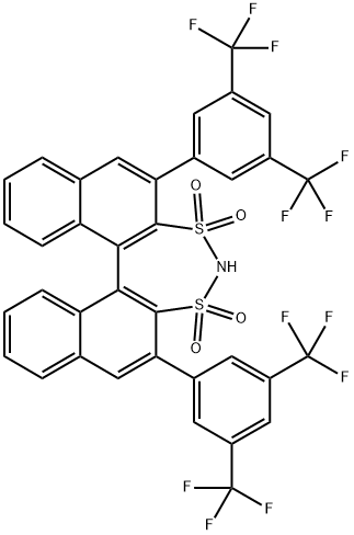 1174193-01-1 (11bR)-2,6-Bis[3,5-bis(trifluoromethyl)phenyl]dinaphtho[2,1-d:1′,2′-f][1,3,2]dithiazepine 3,3,5,5-tetraoxide