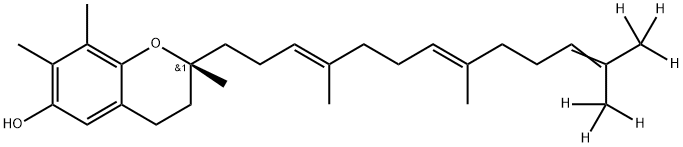 D-γ-Tocotrienol-D6 Structure