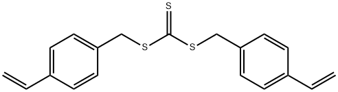 双[(4-乙烯基苯基)甲基]碳酸三硫代酯,1174930-16-5,结构式