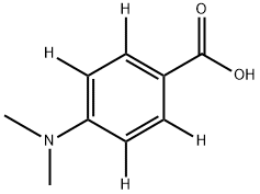 4-(Dimethylamino)benzoic-2,3,5,6-d4 Acid Struktur