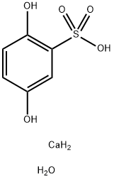 羟苯磺酸钙一水合物,117552-79-1,结构式