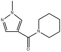 (1-Methyl-1H-pyrazol-4-yl)(piperidin-1-yl)methanone Structure