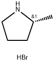 Pyrrolidine, 2-methyl-, hydrobromide (1:1), (2R)- Structure