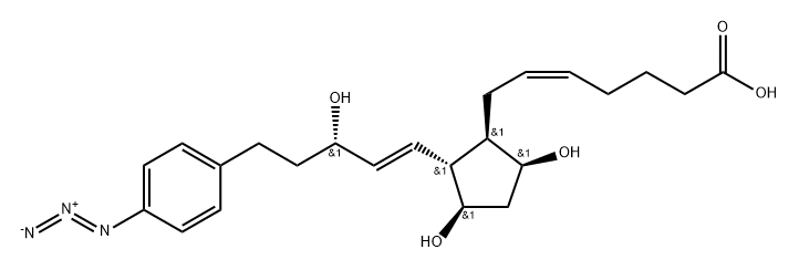 17-(4-azidophenyl)-18,19,20-trinorprostaglandin E2 Structure