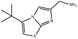 (3-(tert-butyl)imidazo[2,1-b]thiazol-6-yl)methanamine Structure