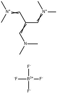 Methanaminium, N,N'-[2-[(dimethylamino)methylene]-1,3-propanediylidene]bis[N-methyl-, tetrafluoroborate(1-) (1:2) 结构式