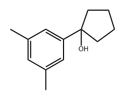 1-(3,5-dimethylphenyl)cyclopentanol Struktur