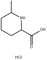 6-Methylpiperidine-2-carboxylic acid hydrochloride Struktur