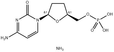 Zalcitabine Monophosphate Ammonium Salt Struktur