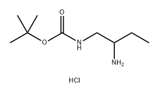 1-N-Boc-butane-1,2-diamine-HCl Struktur