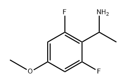 1-(2,6-二氟-4-甲氧基苯基)乙-1-胺,1179887-71-8,结构式