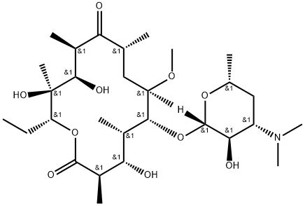 3-O-Decladinosyl-6-O-Methylerythronolide A Structure