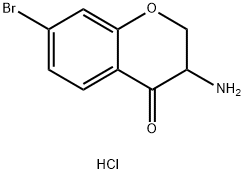 3-Amino-7-bromochroman-4-one hydrochloride Structure