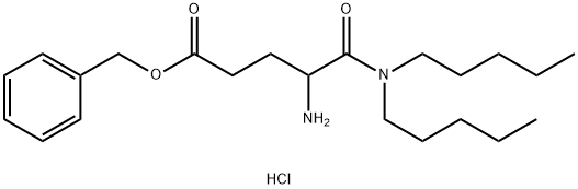 4-AMINO-5-(DIPENTYLAMINO)-5-OXO-PENTANOIC ACID PHENYLMETHYL ESTER HYDROCHLORIDE,118100-27-9,结构式