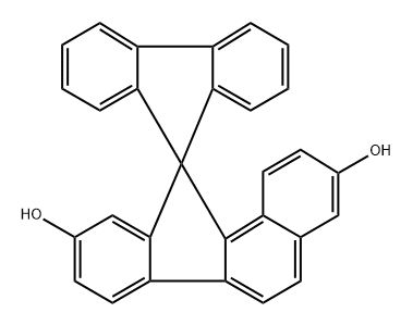Spiro[11H-benzo[a]fluorene-11,9'-[9H]fluorene]-3,9-diol Structure