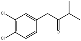 1-(3,4-Dichlorophenyl)-3-methylbutan-2-one 化学構造式