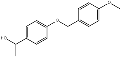 4-[(4-Methoxyphenyl)methoxy]-α-methylbenzenemethanol Structure