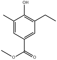 methyl 3-ethyl-4-hydroxy-5-methylbenzoate 结构式