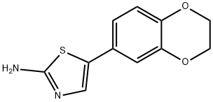 5-(2,3-Dihydrobenzo[b][1,4]dioxin-6-yl)thiazol-2-amine Struktur