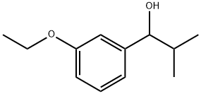 1-(3-ethoxyphenyl)-2-methylpropan-1-ol Struktur