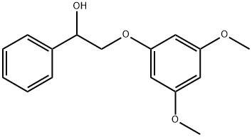 2-(3,5-Dimethoxyphenoxy)-1-phenylethanol Structure