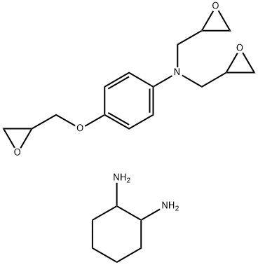 1,2-Cyclohexanediamine, reaction products with N-4-(oxiranylmethoxy)phenyl-N-(oxiranylmethyl)oxiranemethanamine Structure