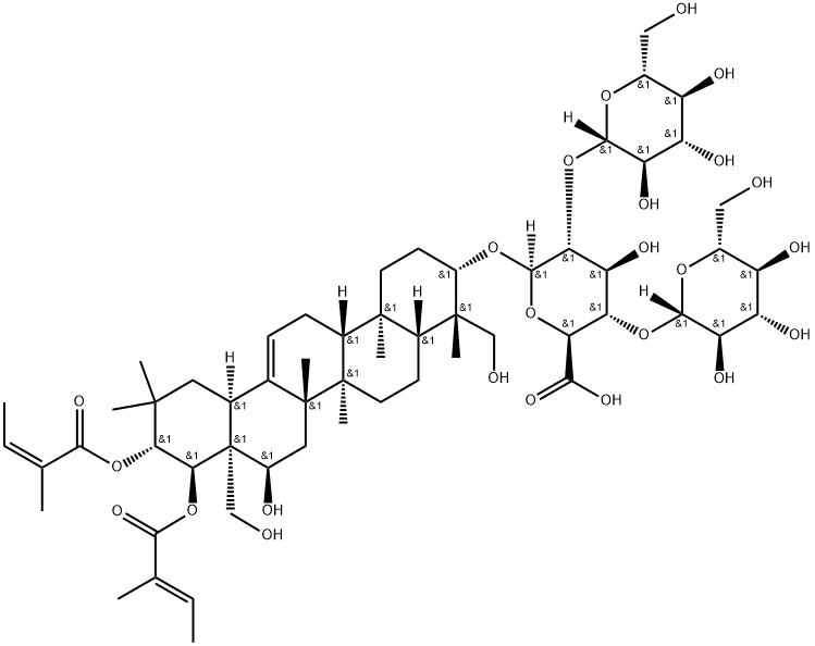 Isoaesculioside D,1184581-59-6,结构式
