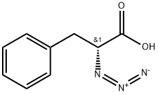 (αR)-α-Azidobenzenepropanoic acid Structure