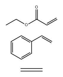 Ethyl 2-propenoic acid ester polymer with ethene and ethenylbenzene, graft,118497-07-7,结构式