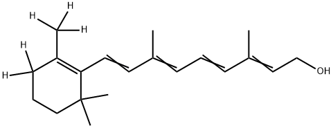 全反式视黄醇-D5,1185244-58-9,结构式