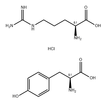 POLY(ARG, TYR) 4:1 HYDROCHLORIDE*MOL. WT . 20,000-50 结构式