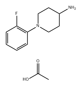 1-(2-Fluorophenyl)-4-piperidinamine Oxalate Structure