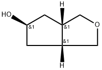 1H-Cyclopenta[c]furan-5-ol, hexahydro-, (3aα,5α,6aα)- Structure