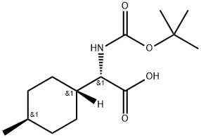1187224-06-1 (S) -2-((叔丁氧羰基)氨基)-2-((1R,4S)-4-甲基环己基)乙酸