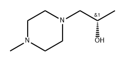 (2S)-1-(4-methylpiperazin-1-yl)propan-2-ol 结构式