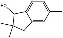 2,2,5-trimethyl-2,3-dihydro-1H-inden-1-ol 结构式