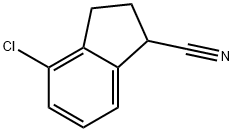 4-chloro-2,3-dihydro-1H-indene-1-carbonitrile Structure