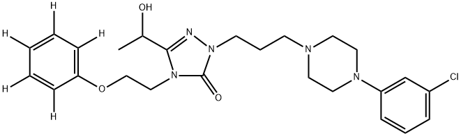 Hydroxynefazodone 结构式